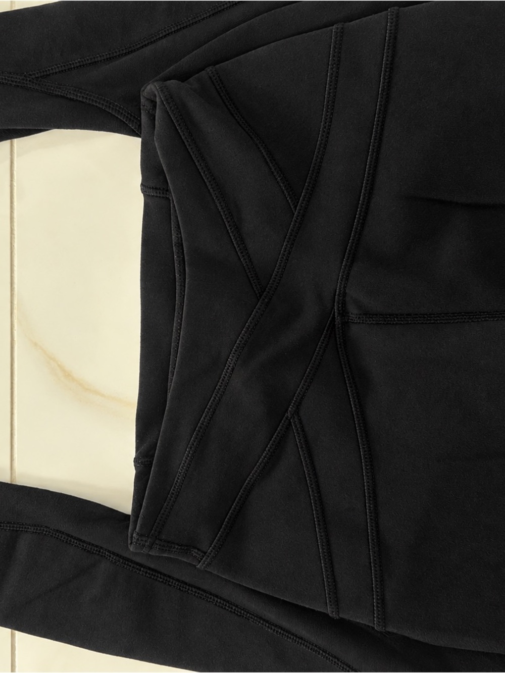Lululemon leggings Black Women's with Sculpted Stitch Detail